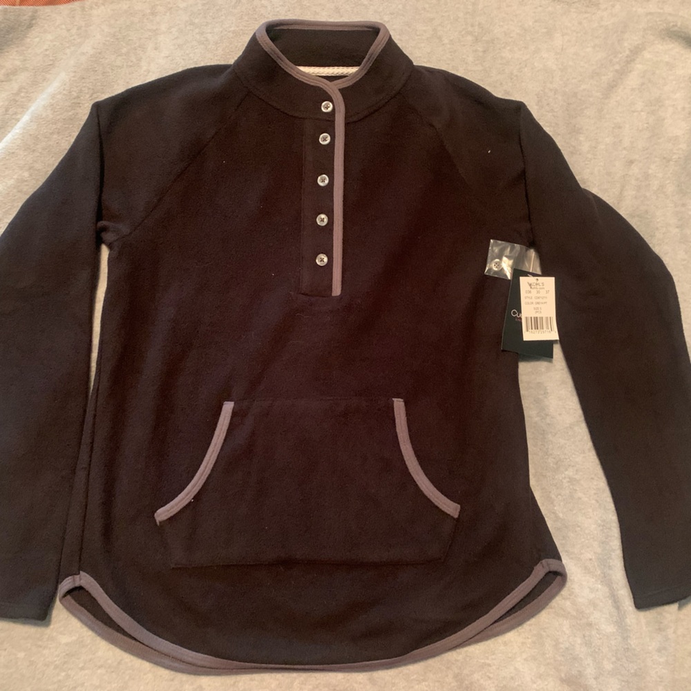 Cuddl Duds fleece top size small